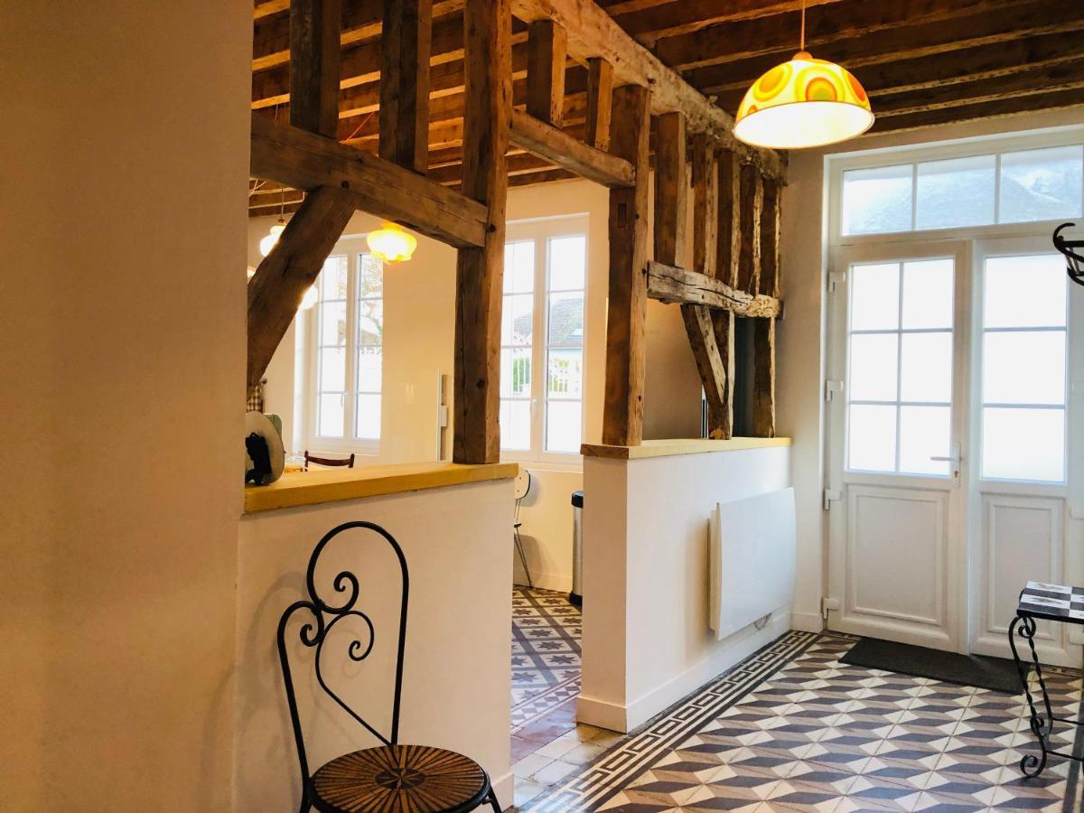 Villa La Ferme De Mon Enfance Villechétif Esterno foto