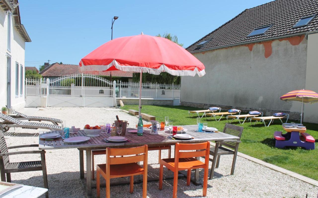 Villa La Ferme De Mon Enfance Villechétif Esterno foto