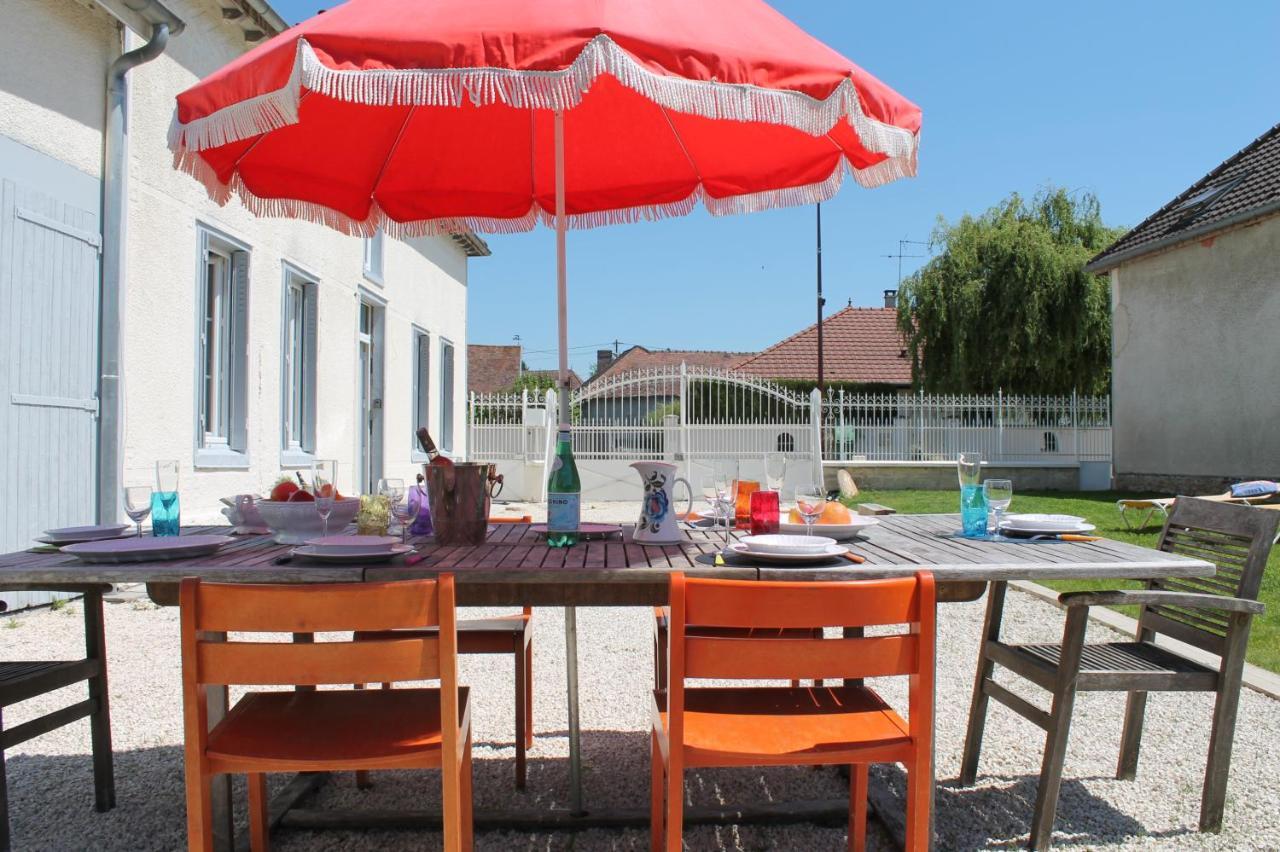 Villa La Ferme De Mon Enfance Villechétif Esterno foto